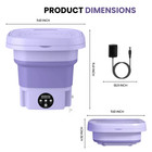 Portable Washing Machine Mini Washer Foldable Washer And Spin Dryer Small Travel