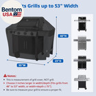 Grill Cover 55 Inch  Outdoor Heavy Duty Waterproof Barbecue Gas Cover  Uv   Fade