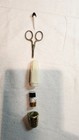 Vintage Travel Sewing Kit Hong Kong Holds Needles Thread Scissors Thimble
