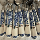 Tienshan Vintage Cabin In The Snow Flatware Set Of 76 Pieces