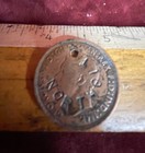 Raf Northolt 1940 Kit Bag Tag   Charm  Lucky Penny   Battle Of Britain Period