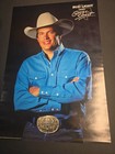 George Strait Bud Light 1991 Vintage Promo Poster Country Music Cowboy Original