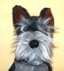 Ty Classic Plush Dog Max The Schnauzer Stuffed Animal Puppy Pet Retired 2000 11 