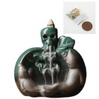 Unique Ceramic Pumpkin Skull Incense Burner With Fragrance Granules  Suitable 