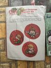 Bucilla 3 Felt Ornaments Kits All Bent Up 86110 Frosty Faces 84443 New Sealed