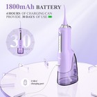 Sejoy Cordless Water Flosser Dental Oral Irrigator Teeth Cleaner 5 Jet Tips