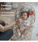 Baby Bouncer  3-point Harness Rocker Chair For Newborn Toddler