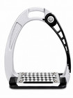 Silver Aluminum Safety Stirrups With Bottom Opening