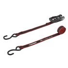 Husky Ratchet Tie-down Straps 4-pack 1 In  X 12 Ft  Quick Release Hook 1500 Lbs 