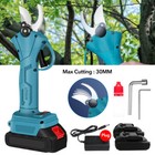 Electric Pruning Shears 30mm Secateur For Makita 18v Battery Cutting Branches