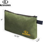 4 Pack Canvas Tool Pouch Zipper Bags Heavy Duty 20oz Storage Organizer 12 75 