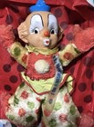 Ideal Rubber 2 Face Clown Doll Vintage Made In Usa Musical Plush Toy
