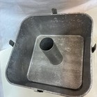 Vintage Aluminum 2 Pc  Square Angel Food 9 x9 x 4  Tube Cake Pan Cooling Legs