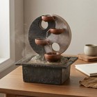 Dual Energy Water Feature Lighted Design Feng Shui Water Decoration Haze Effect