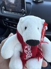 Coca-cola Polar Bear Plush 4  Red Knit Scarf 2019 Nwt Coke Bear Collectible
