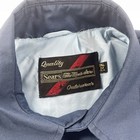 Vintage 1950s Sears Union Made Mens Store Blue Work Jacket Size Medium Tall