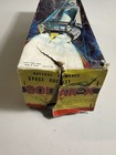 Vintage 1960 s Nomura Battery Powered Space Rocket Solar X Tin Toy With Box