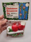 Holiday Industries Candy Canes   Lollies Vtg Sequin Bead Christmas Ornament Kit