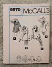 Mccalls Sewing Pattern 6970 Boho Top Blouse Cottage Core Sz 6 Or 8 Vintage Uncut