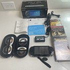 Sony Psp-1001 Console Bundle Box Charger Case Games Umd Tested Working Read