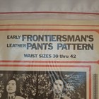 C1960-70s Tandy Frontiersman Leather Pants Pattern Pm70 Size 30 Thru 42 Dwrr3