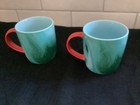 Starbucks Coffee Cups 2 Matching  Ocean Blue 2024  11 Oz