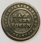 1813 Canada Trade   Navigation Half Penny Token 0797