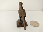 Antique Indian India Cast Brass Bird Statue Figurine Ornament