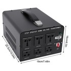 Voltage Converter Volt Transformer Step Up down Convert 110v-120v To 220v-240v