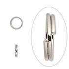 1000 Silver Steel 8mm Round Split Rings With 6 6mm Id To Secure Your Charms