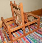Antique Vintage Primitive Wood Tabletop Weaving Loom