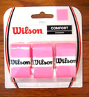Wilson Pro Comfort Tennis Racquet Overgrip - Pink - Brand New 