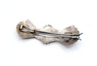 Vintage Dead Pawn Sterling Turquoise Coral Hair Barrette 32 6g