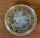 The Orleans Las Vegas Silver Strike  10 Gaming  Token  999 Silver With Violin