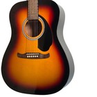 Fender Fa-series Fa-125 Sb Sunburst 6-string Dreadnaught Acoustic Guitar 1397