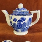 Blue Willow Occupied Japan 1945-1952 Children s Tea Set-teapot Cream Sugar