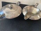 Vintage Possibly Antique Simpson Hall Miller 1866 Silver Plated Sugar   Creamer 