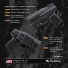  Kydex Iwb Holster For Glock 43 43x   Usa Made   Lifetime Guarantee