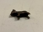 Vintage Ideal Dog Food Metal Charm Good Luck Mini Terrier Bronze Tone Premium