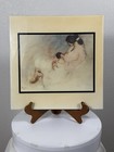 Vintage R c  Gorman    laila With Child    Ceramic Art Tile 12x12 Wall Hanging Usa