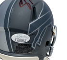 Sean Mcdermott Signed Autographed Buffalo Bills Slate Football Mini Helmet Jsa