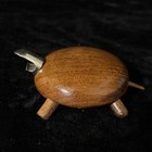 Vintage 1950s Danish Teak Turtle Bottle Opener Mid Century Modern