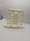 Vintage Plastic Retro Mid Century Off-white Napkin Holder With Decal