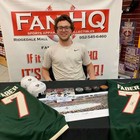 Brock Faber Autographed Minnesota Wild 8x10 Cheering Kirill Kaprizov Beckett