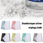Jewelry Cleaning Polishing Cloth Silver Gold Brass Multiple Layer Shine Z9y4