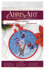 Abris Art Cross Stitch Kit Snowman Cat Ahm-026