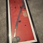 Japanese Samurai Katana Full Tang Steel Blade W  Display Case   Certificate