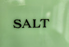 1930 Jeannette Jadeite Jadite Green Glass Salt Box Uranium   Rare Hard To Find