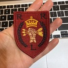 Double Rl Rrl Royal Royal Crest Patch     Crown Arrows   Laurel Shiel Badge