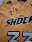 Wnba Tulsa Shock  33 Tiffany Jackson Game Worn Basketball Jersey Autographed